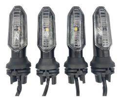 Kit C/4 Pisca Led Seta Moto Cb Twister 250 Xre 300 Fan 150