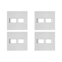 Kit C/4 - Placa Conjunto Modular Ilumi Vivaz 4X4 1 Modulo...