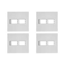 Kit C/4 - Placa Conjunto Modular Ilumi Vivaz 4X4 1 Modulo...