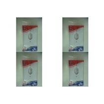 Kit C/4 - Placa Perlex Branca 4X2 (1 Tomada) 23Pl1T Kit C/4 - Placa Perlex Branca 4X2 (1 Tomada) 23Pl1T