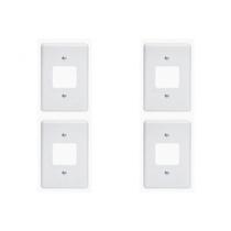 Kit C/4 - Placa Perlex Branca 4X2 (2 Saida) 23Pl2 Kit C/4 - Placa Perlex Branca 4X2 (2 Saida) 23Pl2