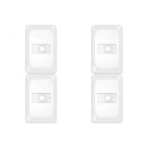 Kit C/4 - Placa Pial Pop Branca 4X2 - Saida Fio Lgp20F Kit C/4 - Placa Pial Pop Branca 4X2 - Saida Fio Lgp20F