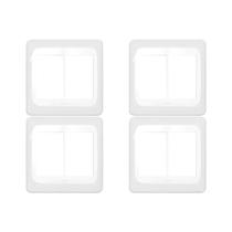 Kit C/4 - Placa Pial Pop Branca 4X4 - 3 Modulos+3 Modulos...