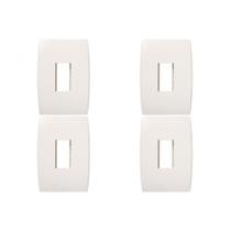 Kit C/4 - Placa Soprano Ilus 4X2 (1 Modulo Vertical) 5Tg... Kit C/4 - Placa Soprano Ilus 4X2 (1 Modulo Vertical) 5Tg...