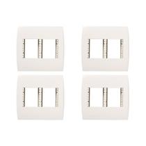 Kit C/4 - Placa Soprano Ilus 4X4 (2 Modulos Duplo) 5Tg99031