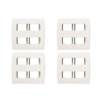 Kit C/4 - Placa Soprano Ilus 4X4 (4 Modulos Horizontal) 5. Kit C/4 - Placa Soprano Ilus 4X4 (4 Modulos Horizontal) 5.