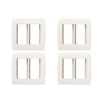 Kit C/4 - Placa Soprano Ilus 4X4 (6 Modulos Horizontal) ... Kit C/4 - Placa Soprano Ilus 4X4 (6 Modulos Horizontal) ...