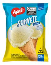 Kit c/ 4 Po Para Preparo De Sorvete Apti Abacaxi 120g