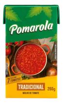 Kit c/ 4 Pomarola Molho de Tomate Tradicional Tetra 260g