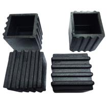 Kit C/4 Ponteira Externa Quadrada 40x40mm P/ Madeira / Ferro