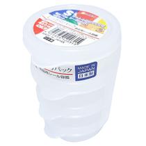 Kit C/4 Potes 70 Ml Plástico Tampa Japonês Nakaya Oriental S