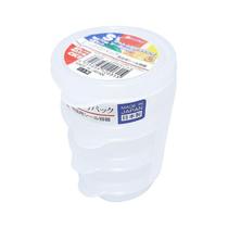 Kit C/4 Potes 70 Ml Plástico Tampa Japonês Nakaya Oriental S