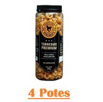 Kit C/4 Potes Pururuca Torresmo Premium Porccino 170g Cada