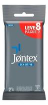 Kit c/ 4 Preservativo Jontex Sensitive Mais Fino Pacote 8