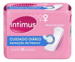 Kit c/ 4 Protetores diarios Intimus Regular 15 un