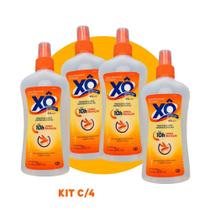 Kit c/ 4 Repelentes Xô Inseto Spray15% Deet 10h 200ml