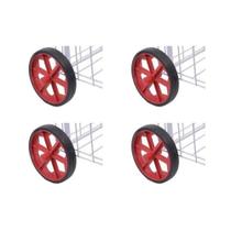 Kit C/4 - Roda Para Carrinho De Feira Kit C/4 - Roda Para Carrinho De Feira