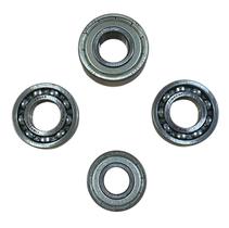 kit c/ 4 Rolamento da coroa/pinhão e eixo Roçadeira Husqvarna 345fr