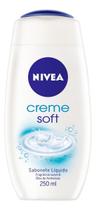 Kit c/ 4 Sabonete Liquido Corporal Creme Soft 250ml Nivea