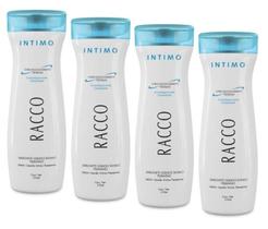 Kit c/4 Sabonete Líquido Intimo Feminino Racco 210ml