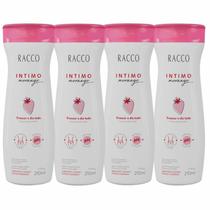 Kit c/4 Sabonete Líquido Intimo Feminino Racco 210ml