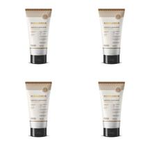 Kit c/4 Sabonetes Líquido Hidraderm Esfoliante 180ml Coco