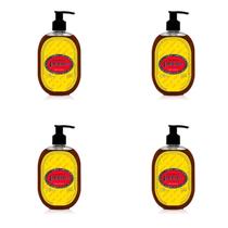 Kit c/4 Sabonetes Líquido Phebo Odor De Rosas 320ml