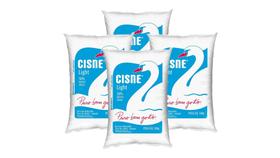 Kit c/ 4 Sal Refinado Cisne Light Sódio Reduzido 500g Kit c/ 4 Sal Refinado Cisne Light Sódio Reduzido 500g