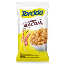 Kit c/ 4 Salgadinho De Trigo Lucky Torcida Bacon 60g