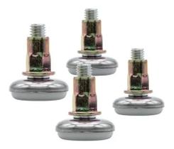 Kit C/ 4 Sapata Niveladora P/ Pés De Sofás E Móveis C/ Bucha Kit C/ 4 Sapata Niveladora P/ Pés De Sofás E Móveis C/ Bucha