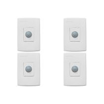 Kit C/4 - Sensor De Presenca + Fotocelula Qualitronix Emb...