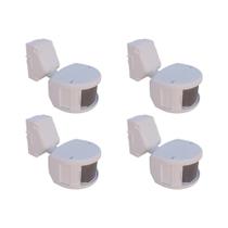 Kit C/4 - Sensor Exatron Parede Articulavel Externo Lesfe... Kit C/4 - Sensor Exatron Parede Articulavel Externo Lesfe...