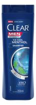 Kit c/ 4 Shampoo Anticaspa Ice Cool Menthol 200ml Clear Men