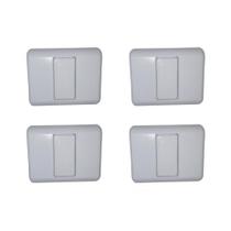 Kit C/4 - Sistema Perlex Branca (Placa 2X2 Cega 0) 30Pl0Br Kit C/4 - Sistema Perlex Branca (Placa 2X2 Cega 0) 30Pl0Br