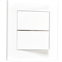 Kit C/4 - Sistema X Peesa Alfa Espelho Placa 4X2 2Ret.P3205