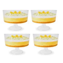 Kit C/4 Taça De Bolo Festa Gourmet Confeitaria Doce 2,2L