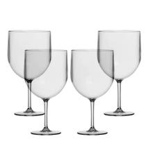 Kit C/ 4 Taça Gin Tonica e Cozumel Acrílico Crystal 600ml