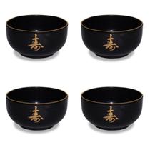 Kit C/4 Tigela Japonesa Udonbati Médio Bowl Cozinha 14x7,5cm