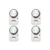 Kit C/4 - Timer Analogico Qualitronix Bivolt Qta01