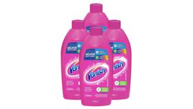 Kit c/ 4 Tira Manchas Vanish Líquido Roupas Coloridas 500ml