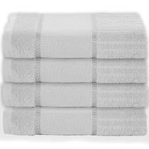 Kit C/ 4 Toalha de Banho Lavabo Algodão Alta Absorção Resistente Secagem Rápida Bordar Hotel Kit C/ 4 Toalha de Banho Lavabo Algodão Alta Absorção Resistente Secagem Rápida Bordar Hotel