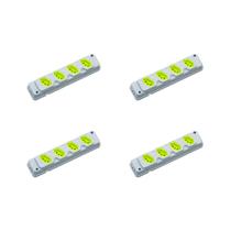 Kit C/4 - Tomada Barra Fiolux 2P+T. 20A. Quadrupla Cinza/... Kit C/4 - Tomada Barra Fiolux 2P+T. 20A. Quadrupla Cinza/...