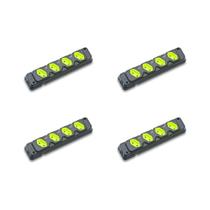 Kit C/4 - Tomada Barra Fiolux Quadrupla 2Polos 20A Preto Kit C/4 - Tomada Barra Fiolux Quadrupla 2Polos 20A Preto
