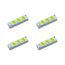 Kit C/4 - Tomada Barra Fiolux Tripla 20A 2 Polos+Terra ...