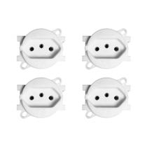 Kit C/4 - Tomada Externa Perlex 2 Polos +Terra 20A Branca...