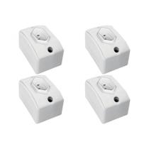 Kit C/4 - Tomada Externa Perlex 2 Polos +Terra 20A Retang... Kit C/4 - Tomada Externa Perlex 2 Polos +Terra 20A Retang...