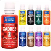 Kit C/ 4 Udds Corante Xadrez Vermelho 50ml 200ml - Sherwin Williams