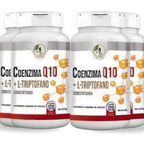 KIT C/4 Un Coenzima Q10 Ubiquinona 100mg 120 Cápsulas Concentrada - Fits Life KIT C/4 Un Coenzima Q10 Ubiquinona 100mg 120 Cápsulas Concentrada - Fits Life