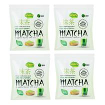 KIT C/4 Un. Matcha Legítimo Premium 100% Puro Original Chá Em Pó - Unilife