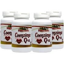 KIT C/4 Un. Suplemento Coenzima Q10 + Vit E 60 Cápsulas - Rei Terra KIT C/4 Un. Suplemento Coenzima Q10 + Vit E 60 Cápsulas - Rei Terra